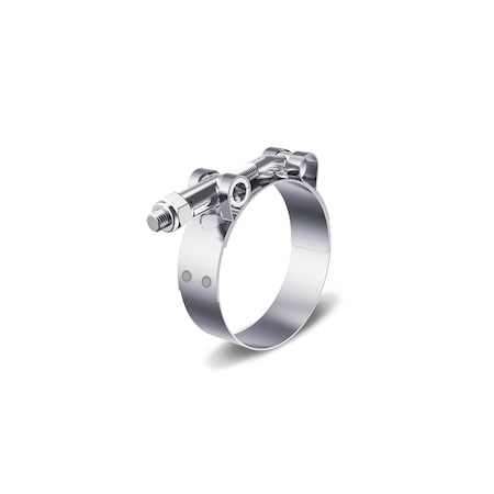 R G Ray Rg Ray T-Bolt Hose Clamps, 2.5In - 2.81In Range, 300 Ss Band, Bolt And Nut 275SSTB